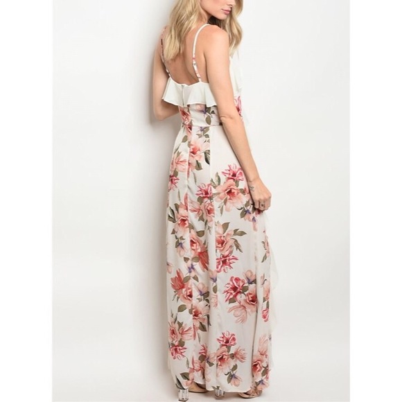 NWT Floral Print Maxi Dress - Picture 2 of 2